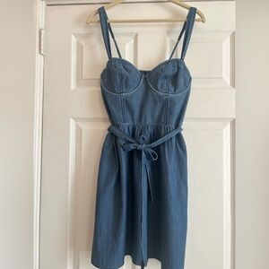 Abercrombie & Fitch Denim Blue Sundress